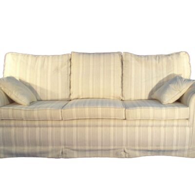 Sofá beige estampado