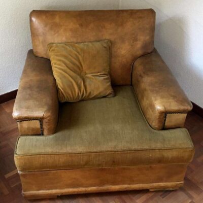 Sillón de piel