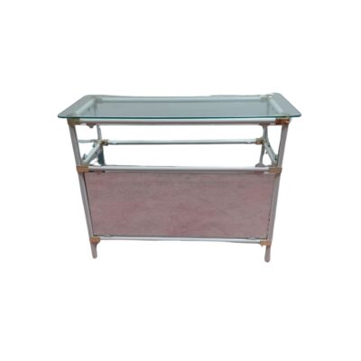 Vitrina de hospital mostrador
