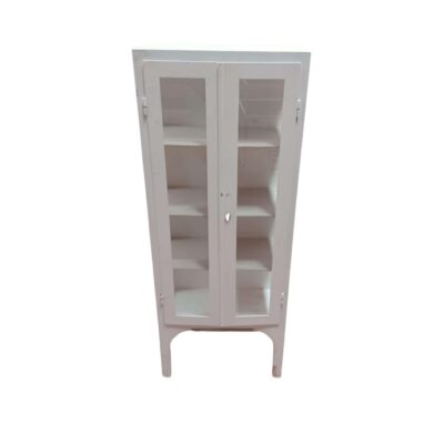 Vitrina de hospital blanca dos puertas