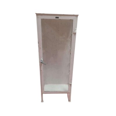 Vitrina de hospital blanca una puerta