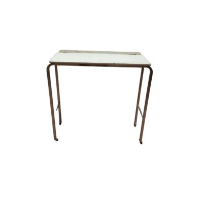 Side table with wheels