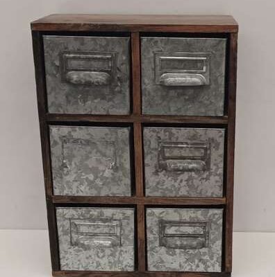 Vertical organizer 6 drawers 03200