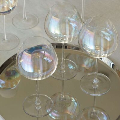 LSA Pearl 460ml mother-of-pearl wine glass 03880