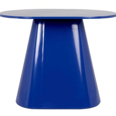 Blue Recycled Metal Side Table