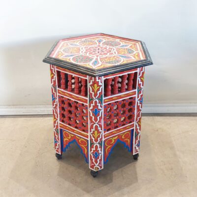Hexagonal Moroccan table 07761