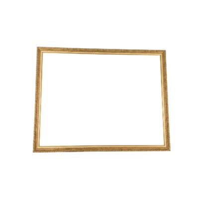 Marco dorado rectangular para espejos o cuadros alquiler para eventos, publicidad, peliculas y series