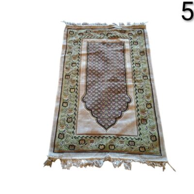 Alfombra de oración musulmana con borlas, perfecta para meditación o peregrinación alquiler para eventos, publicidad, peliculas y series