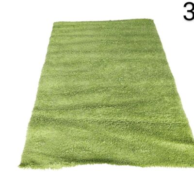 Traum shaggy green shaggy carpet with long pile for living room, event, advertising, film and series rentals
