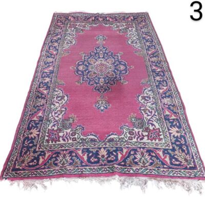 Carpet is a vintage piece from Turkey, possibly from the region of Sparta or Oushak for rent for events, advertising, films and series.