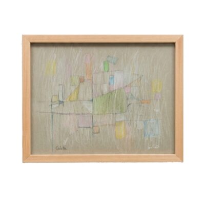 Cuadro abstracto contemporáneo, obra de Javier Fernández. Propiedad intelectual y derechos de explotación pertenecientes a Set Services. 10225
