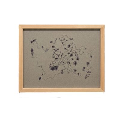 Cuadro abstracto contemporáneo, obra de Javier Fernández. Propiedad intelectual y derechos de explotación pertenecientes a Set Services. 10221
